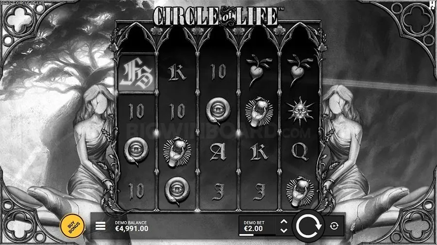 Image of a person playing slot machines